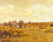 A Gaggle Of Geese On A Fram - 爱德华·威尔金斯·韦特